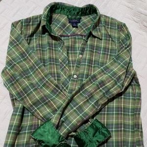 American Eagle plaid button up